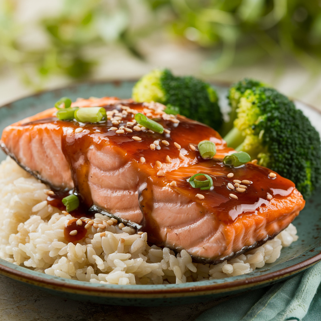 Savour the rich, umami flavours of homemade Salmon Teriyaki 🍣✨. Quick, healthy, and utterly delicious, this recipe is perfect for weeknight indulgence!